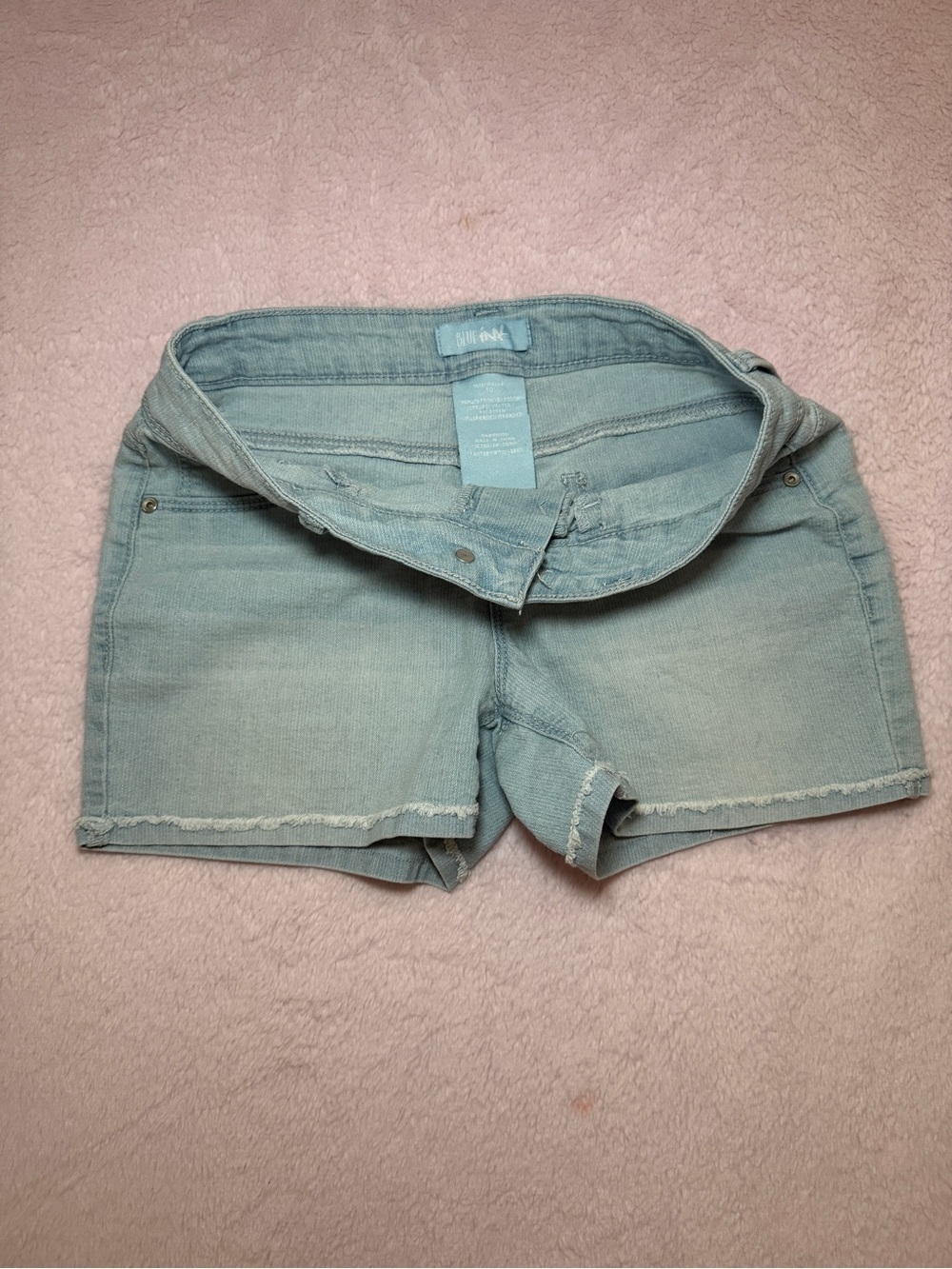 Light Wash Denim Shorts - kid’s Casual Cutoffs